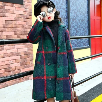 

New Toddler Jacket Girl Plaid Winter Spring Autumn Coat Kids Jacket 8 JT025