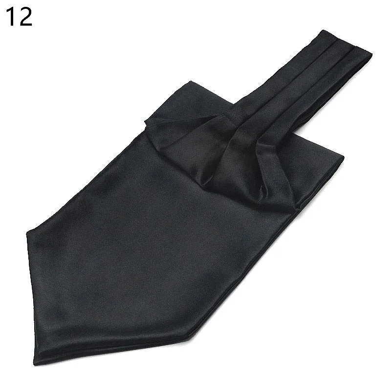 Men's  cravat suit silk scarf business collar wide tie retro pattern shirt scarf wedding party accessories