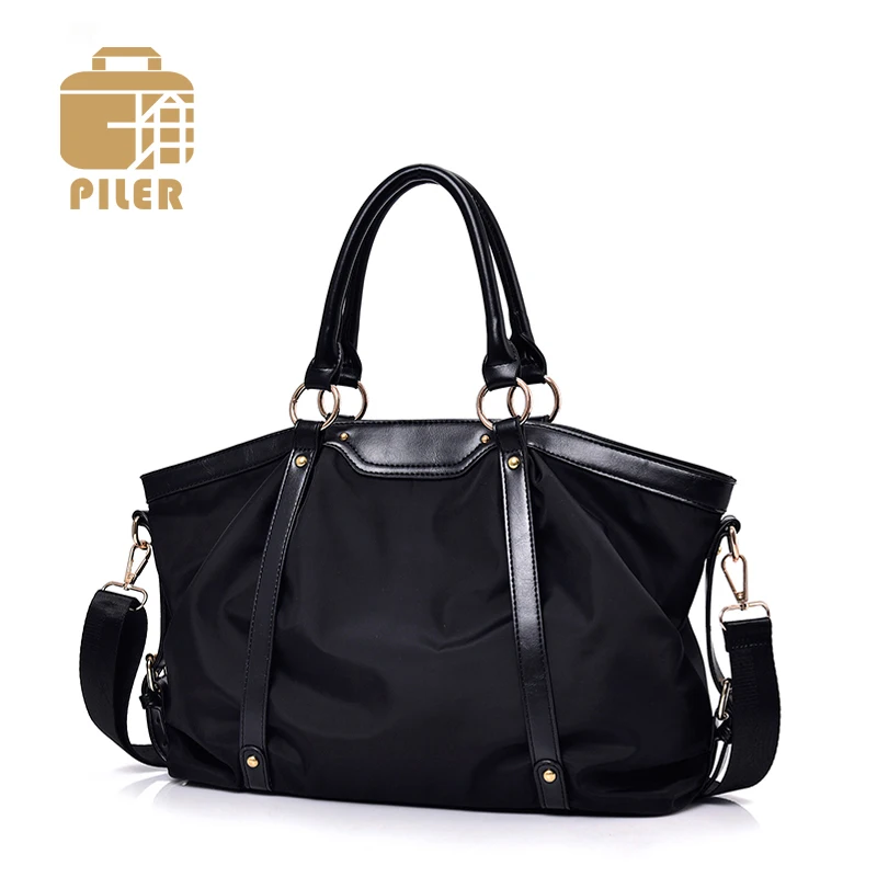 

Shoulder Nylon Bag for Women Duffel Handbag Casual Waterproof Women Bag Business Travel Large Women Nylon Bag Messenger Handbag