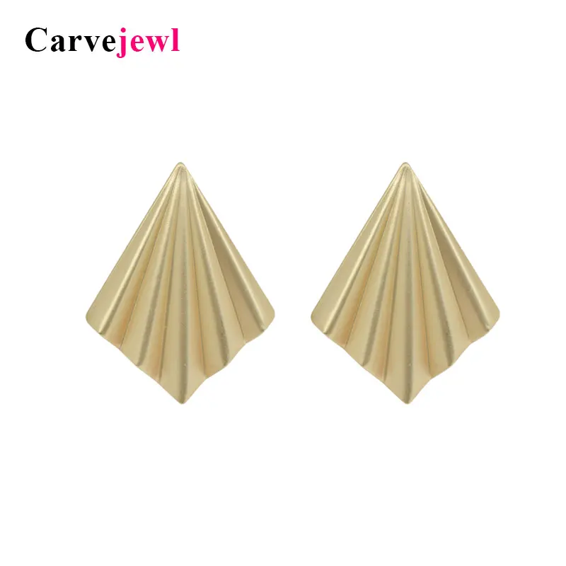 Carvejewl серьги-гвоздики неправильной модели ювелирные изделия для женщин девушек