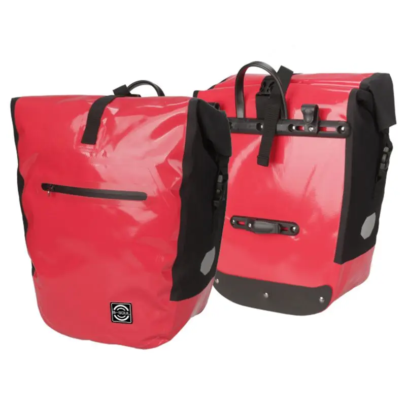 Clearance B-SOUL Waterproof Bicycle Pannier Bag Large Capacity MTB Mountain Road Bike Cycling Rear Rack Seat Bags Cycle Accessories 14