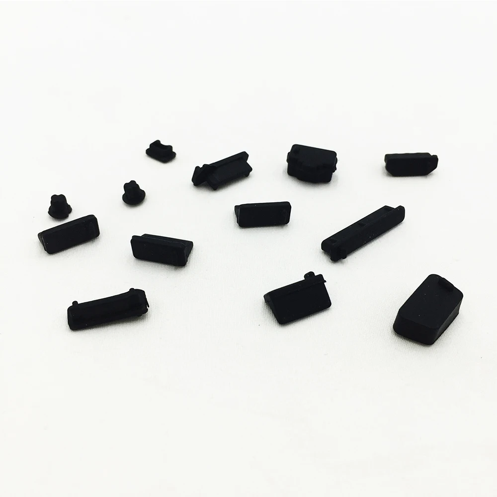13PCSSet Candy Color Silicone Anti Dust Plug Cover Stopper Laptop dust plug laptop dustproof usb dust plug Computer Accessories (11)