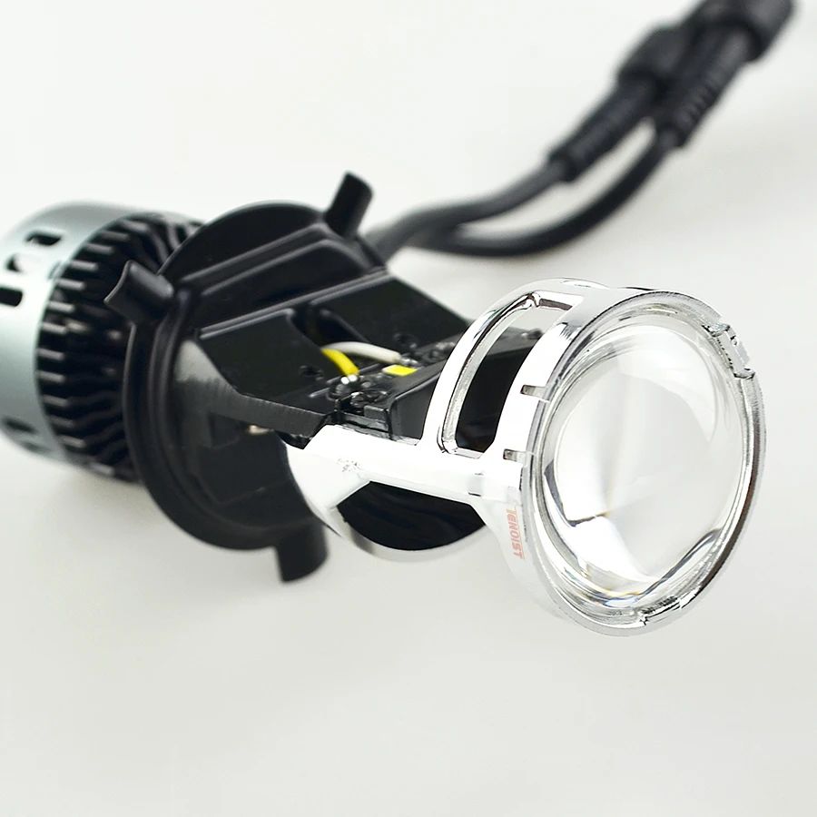 Универсальный супер яркий мини-проектор 35 Вт 3500LM H4, светильник с высокой низкой головкой для автомобилей, внедорожников, мотоциклов, 12 В