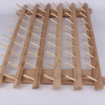 

12/60 Spool Wood Thread Rack Spool Sewing Organizer Thread Stand Organizer Embroidery Storage Rack Holder