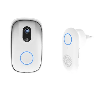 

Smart WiFi Video Doorbell Camera Visual Intercom with Chime Night vision IP Door Bell Wireless Home Security Camera