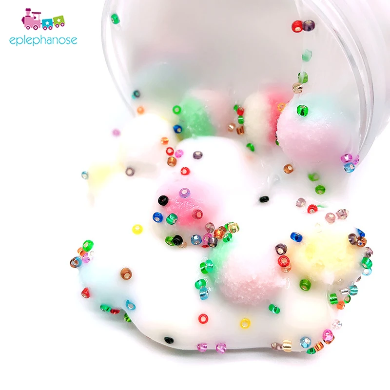 Новые Kinder Slijm красочные пенопластовые клейкие аксессуары хрустальные рамен
