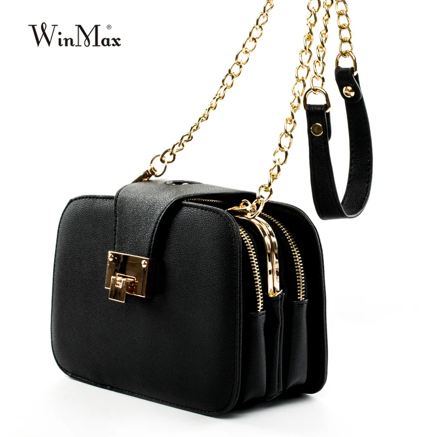 2017 Spring New Fashion Women Shoulder Bag Chain Strap Flap Designer Handbags Clutch Bag ...