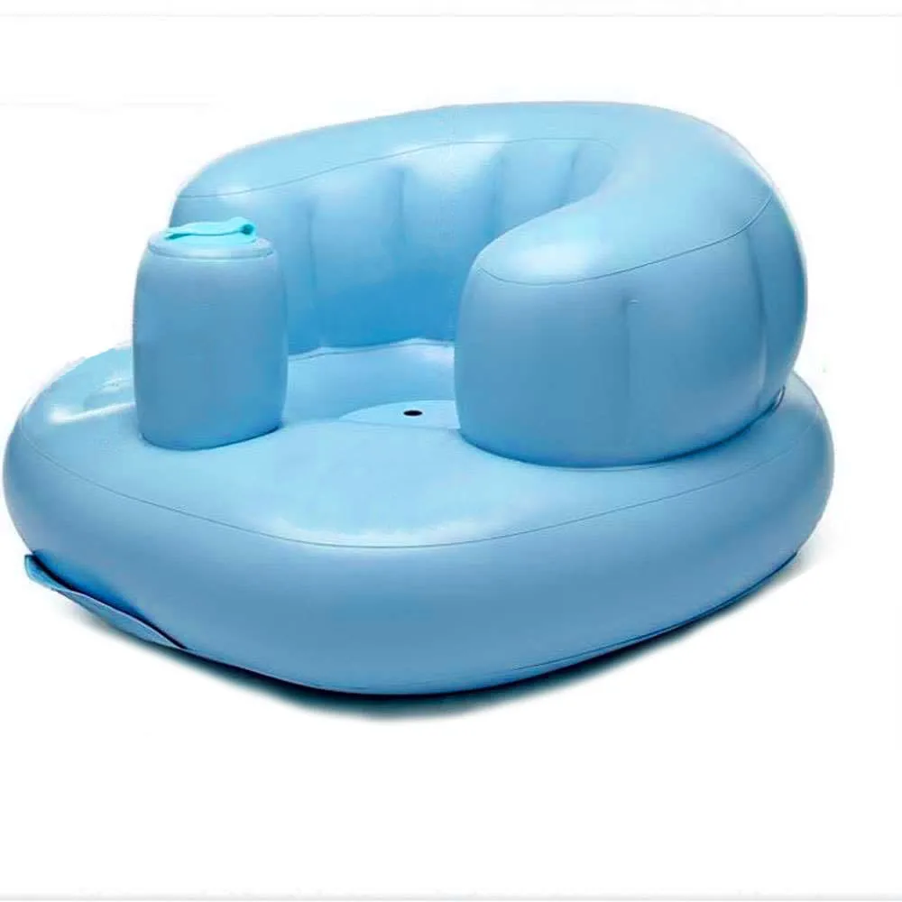 3.29 Inflatable Baby Chair Bath Room Stools Portable Children Seat Kids Feeding Learn To Sit Play Games Bath Sofa Great Helper (3)