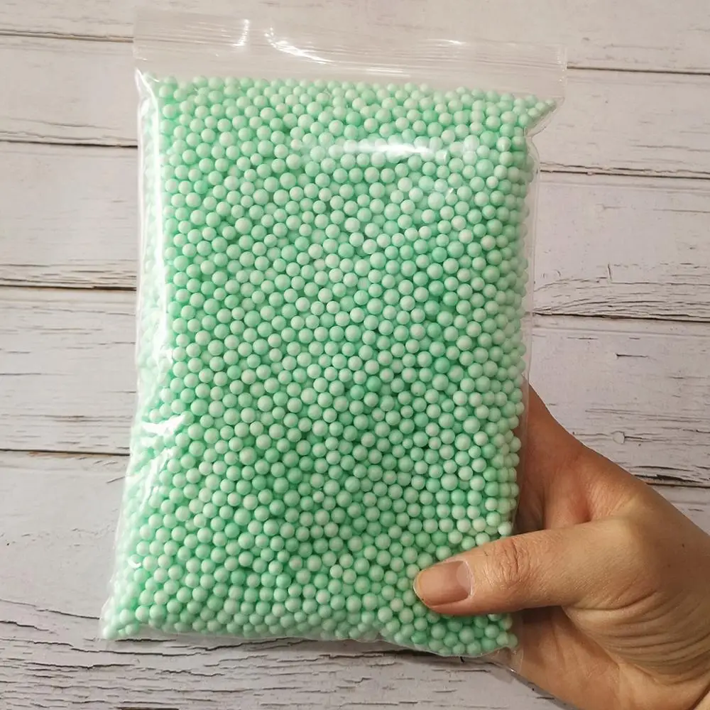 

15g 4-6mm Polystyrene Styrofoam Ball Bottle DIY Snow Mud Particles Accessories Balls Small Tiny Foam Beads For Foam Filler