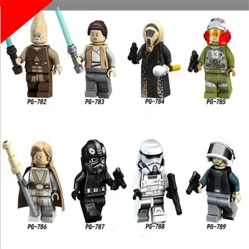 

Intense Emotion Toys For Children Assembled Person DIY Model Kids Educational Toys Rey Morlock Luke storm white soldiers, etc.