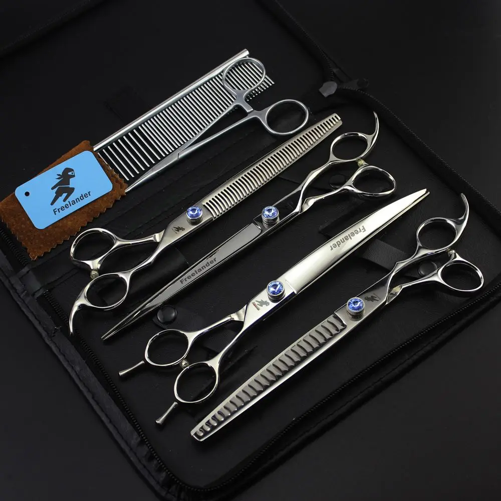 

Freelander High Quality 7 Inch Professional Pet Grooming Scissors Left Hand,Dog Grooming Shears,Scissors For Dog Grooming