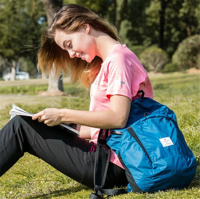 Naturehike Portable Ultralight Backpack Foldable Waterproof Bag Unisex Outdoor Sports Camping Hiking Rucksack
