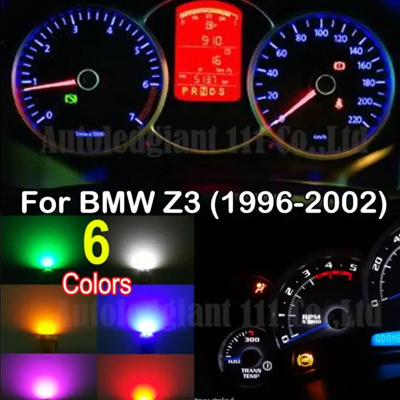 T10 Led 12V 194 Light Dashboard Instruments Gauge Light Bulb For BMW Z3