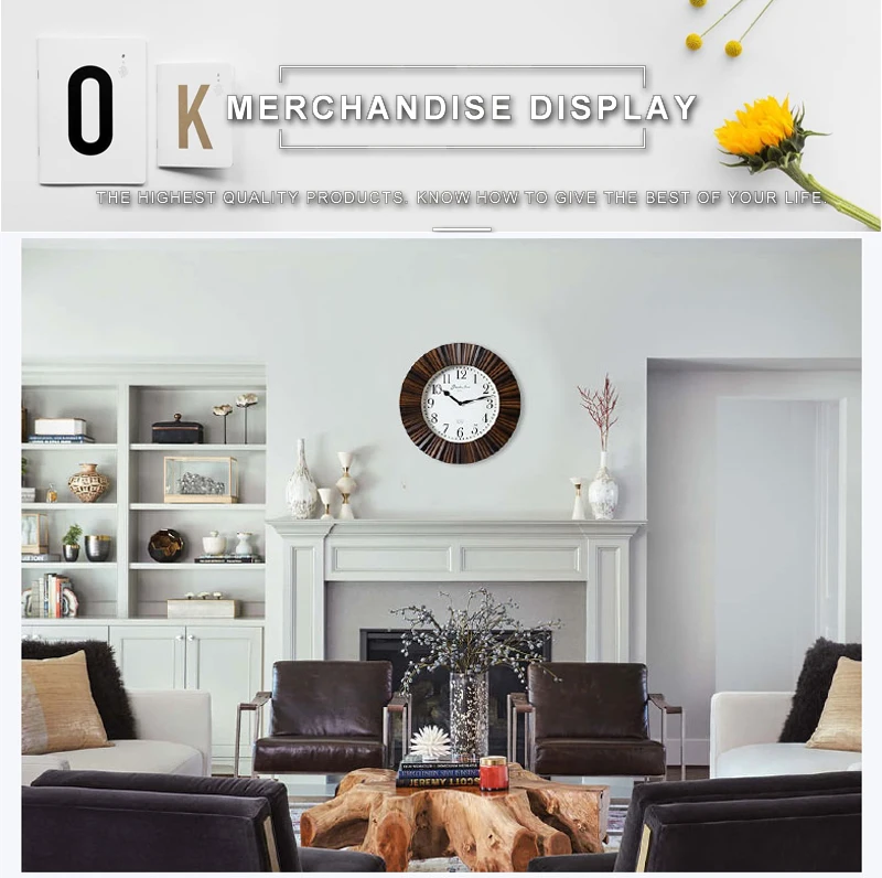 digital led wall clock decorative wall clocks for kitchen (5)