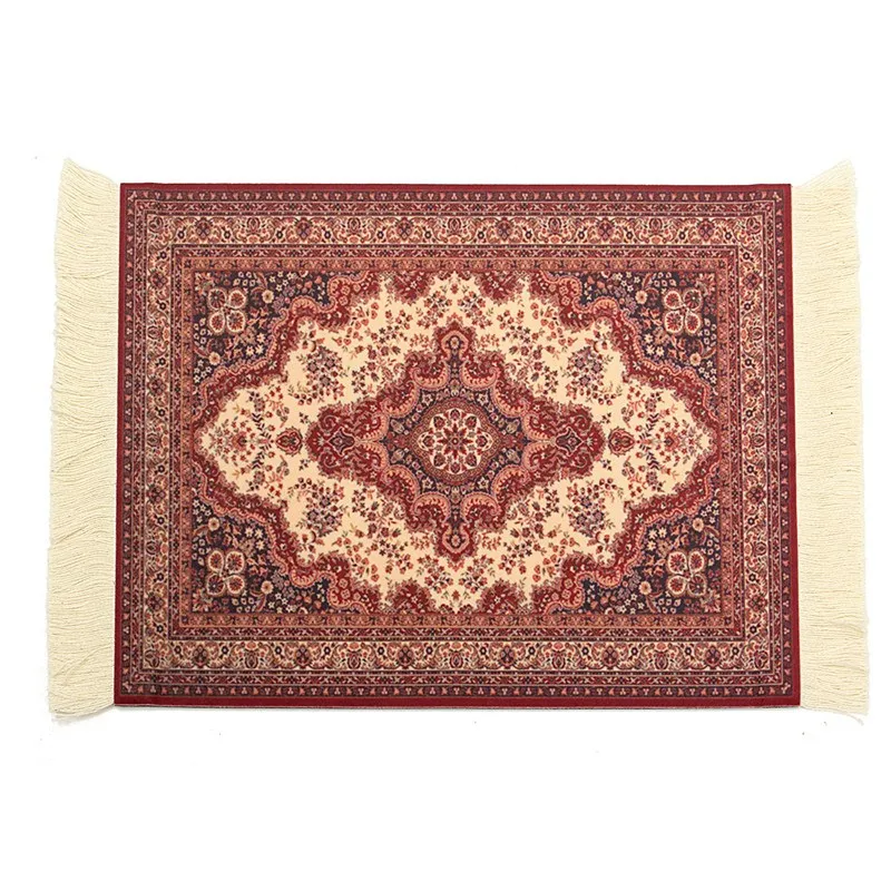 

180 x 280mm Carpet Woven Rug Gaming Mouse Pad Vintage Persian Style Mouse Mat Mouse Mat Gift For Computer Game