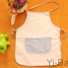 12 шт./компл. YB0034-02 Детский фартук Водонепроницаемый Фартук детский Кухонный Фартук Проверить Шаблон aporn