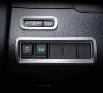 

Matte Interior Console Dashbaord Head Light Switch Button Cover Trim For Nissan Murano 2015 2016