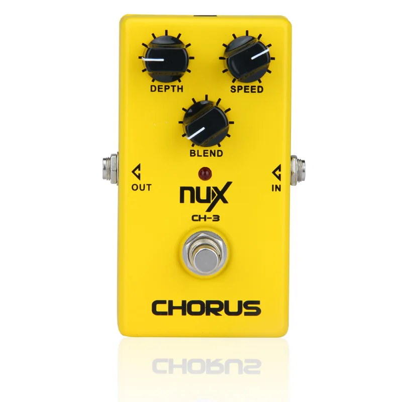Nux ch-3 eléctrica Guitarras efecto pedal coro bajo ruido BBD true bypass de alta calidad Guitarras ra efecto pedal