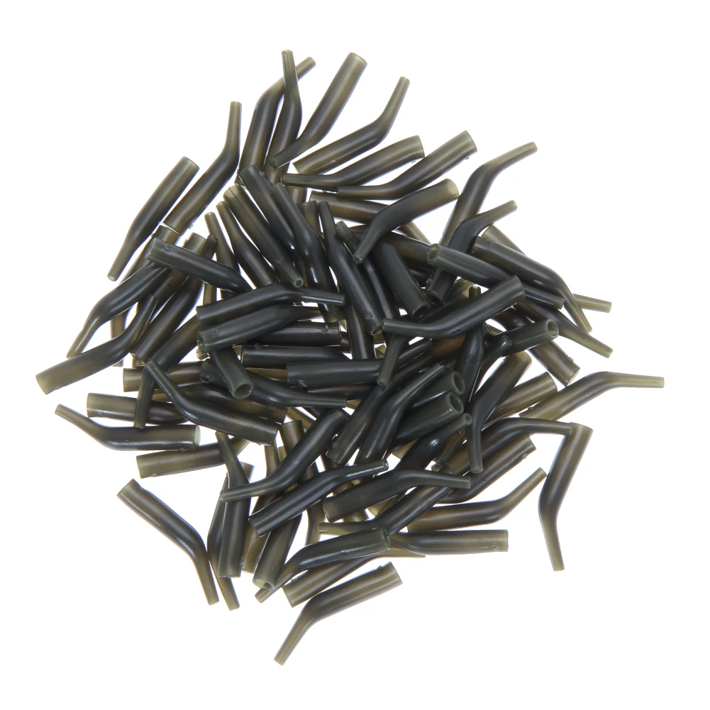 

50pcs Fishing Hook Sleeve Carp Fishing Accessories Carp Hook Sleeve Fish Tool Tackle Fishing Swivel Equipment