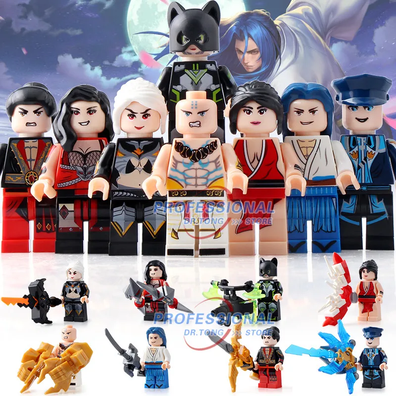 

80PCS/LOT New Enlighten Figures One of China Romance the Three Kingdoms King Knight Heroes Building Blocks Toys Gifts LELE29001