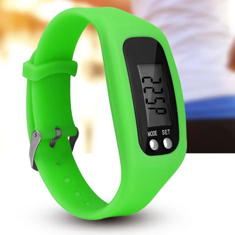 

Multifunction Digital LCD Pedometer Step Counter Walking Distance Calorie Counter Sport Fitness Watch Bracelet