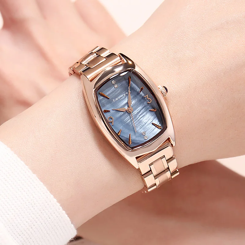 

Fernweh Brand Women Watches Lady Dress Bracelet Wristwatch Elegant Rose Gold Ladies Watch Simple Girl Clock Zegarek Damski