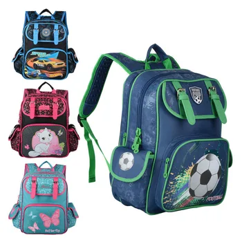 

New Children School Bags For Boys Orthopedic Waterproof Backpacks Child Boy Cat Book bag Satchel Knapsack Mochila escolar