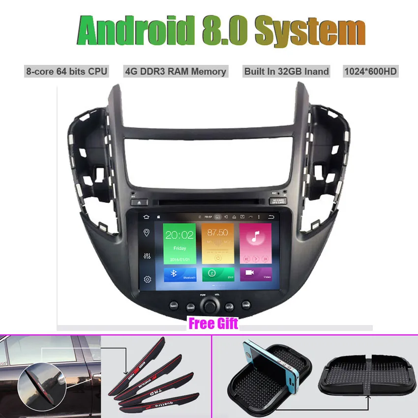 Clearance Octa-Core Android 8.0 CAR DVD Player for CHEVROLET TRAX 2013 Auto RADIO STEREO GPS navigation 0
