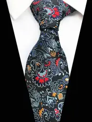 6 см дизайнер Для мужчин Модные Узкие галстуки Набор 100% тканый хлопок галстук комплекты с цветочным платок