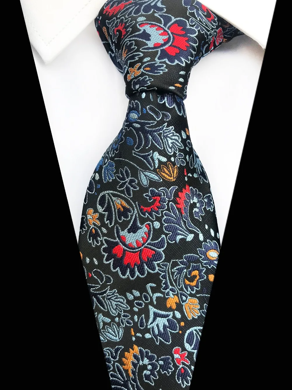 8cm New Designer Men Woven Ties Formal Occasion Necktie with Embroidery