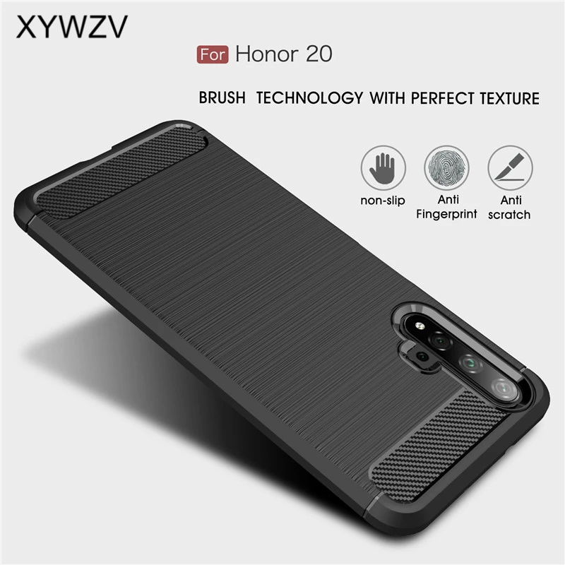 

For Huawei Honor 20 Case Armor Protective Soft TPU Silicone Phone Case For Huawei Honor 20 Back Cover For Honor 20