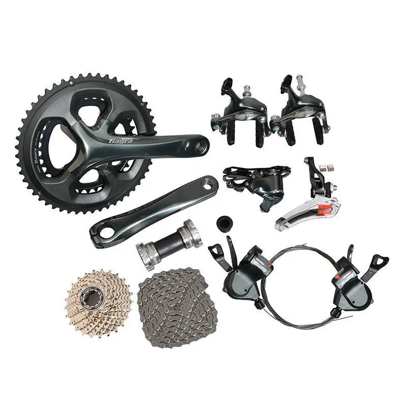 

shimano Tiagra 4700 Road Bike bicycle Full Groupset Group 2x10-speed 170mm 50-34T Crankset GS Rear Derailleur