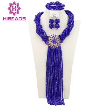 

Gorgeous Crystal African Beads Jewelry Set 2017 Beauty Jewelry Bridesmaid Jewelry Set Free Shipping WB092
