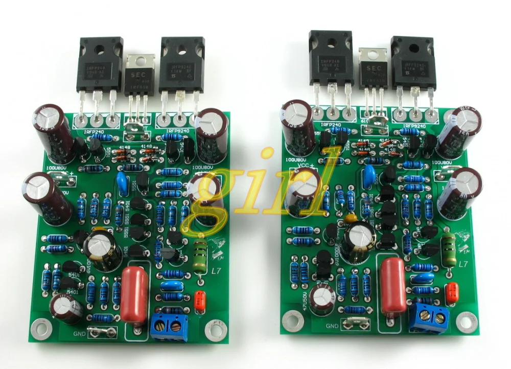 L7 MOSFET high speed field effect transistor power audio amplifier dual