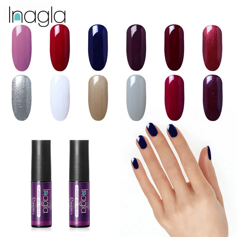 

Inagla 5ML Nail Polish Gorgeous Color Nail Gel Polish Soak Off Enamel Gel Polish UV Gel Nail Polish Lacquer Varnish