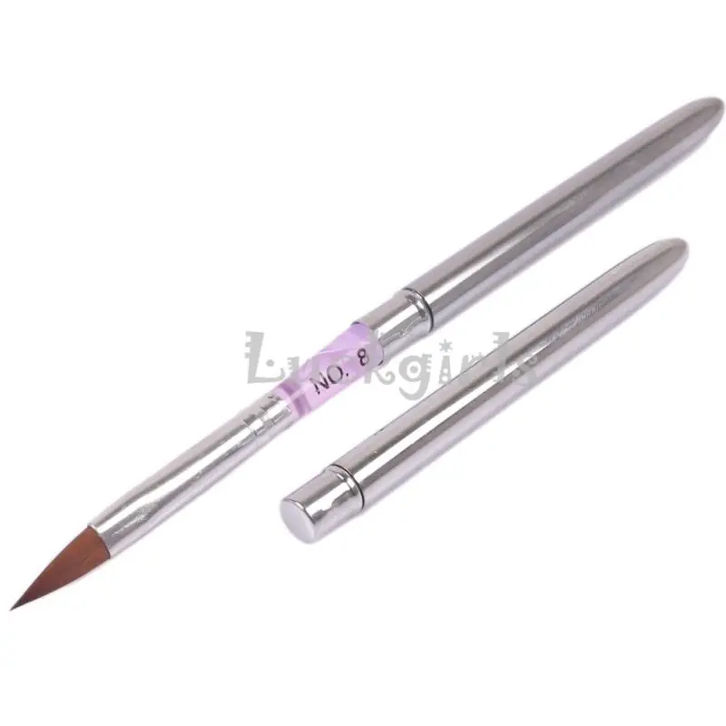 

NO.8 Nail Art Brushes Design Set Dotting Painting Drawing Polish Brush Pen Tools Portable folding