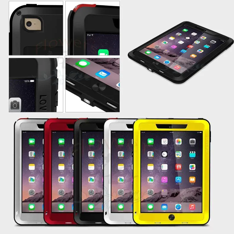 LOVE MEI Powerful Waterproof Metal Silicone Hybrid Case