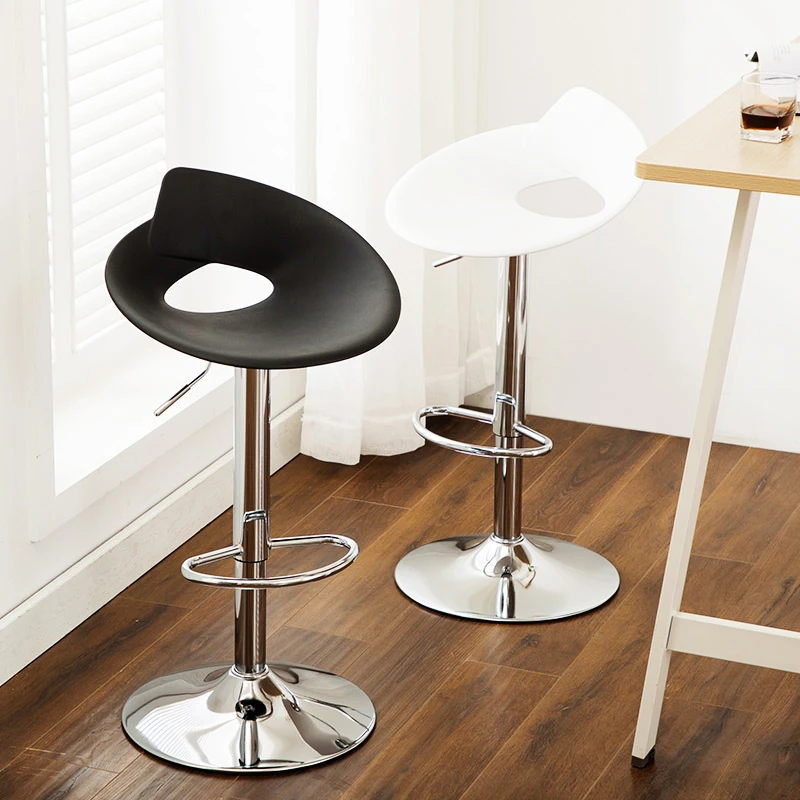 Modern Simple High Stool Lifted Household Bar Chair Rotated Creative Front Desk Stool Increase Chassis with Footrest Bar Stool Modern Simple High Stool Lifted Household Bar Chair Rotated Creative Front Desk Stool Increase Chassis with Footrest Bar Stool