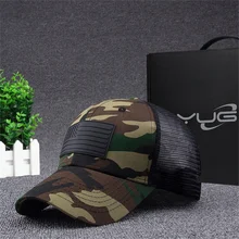 TOHUIYAN камуфляжная Кепка Дальнобойщика с сеткой Мужская камуфляжная летняя кепка-Бейсболка Спортивная Кепка s тактические военные бейсболки уличные шляпы с ремешком