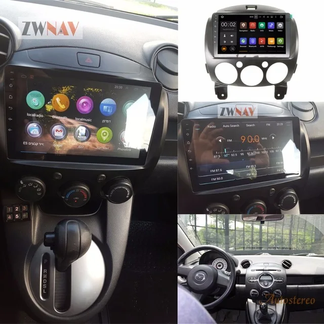 

ZWNAV Android 6.0 RAM 2GB Car GPS Radio Screen No DVD Player For Mazda2 Mazda 2 2007-2014 Headunit Multimedia GPS Navigation