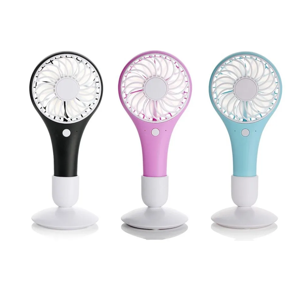 Mini USB Handheld Fan Portable Rechargeable Fans Air Conditioner Cooler