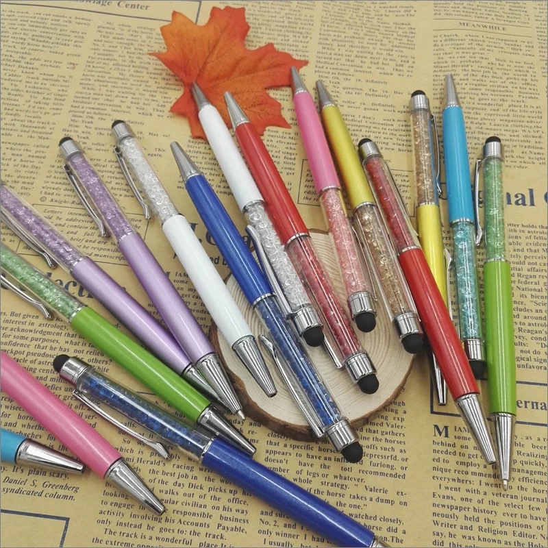 Yushun Новая мода сенсорная ручка шариковая ручка Алмазная шариковая ручка кристальная ручка