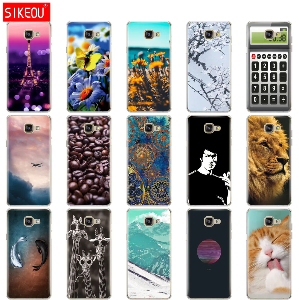 Силиконовый чехол для Samsung Galaxy A7 2016 Case A710F A710 SM-A710F мягкая задняя крышка 6 телефона |