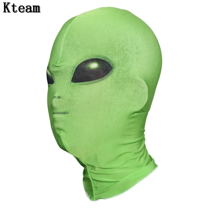 Реалистичная НЛО инопланетянин маска Хэллоуин страшное украшение жуткая лысый ужасная маска призрака костюм косплей-реквизиты для вечеринки