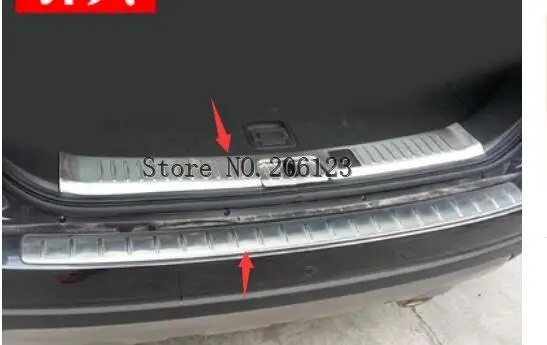 

Car styling FOR 2008-2014 Chevrolet CAPTIVA Stainless Steel Rear Bumper Protector Sill Trunk Guard Cover Trim Car Accessories