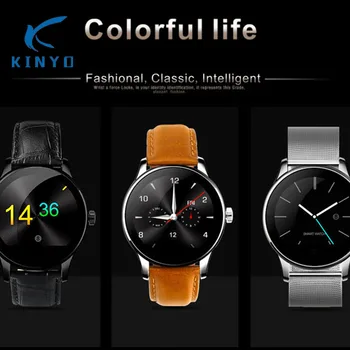 

Kinyo Original Smart Watch Track Wristwatch MTK2502 Bluetooth Heart Rate Monitoring Pedometer Dialing For Android IOS Phones