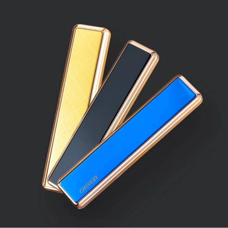 Мини USB Зажигалка беспламенная ветрозащитная электронная сигарета Encendedor