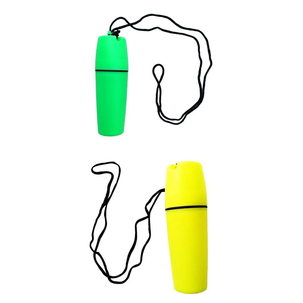 2Pcs Portable Durable  Waterproof Dry Container Bottle With Neck Lanyard For Water Sports Kayak Boat Sailing 2 Colors