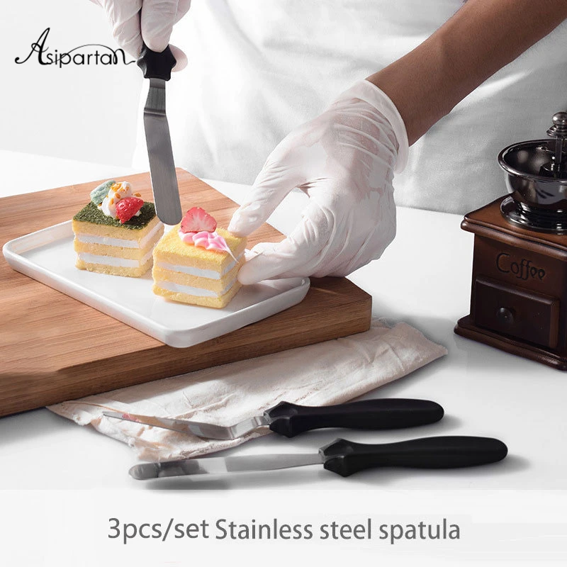 Buy Asipartan 3PCS Stainless Steel Cake Cream Knife