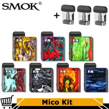 SMOK MICO комплект 26 Вт 700 мАч батарея 1,7 мл Pod 0.8ohm и 1.0ohm Обычная Катушка Vape MTL Vaping талреп электронная сигарета